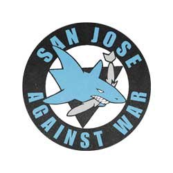 San Jose Against War logo